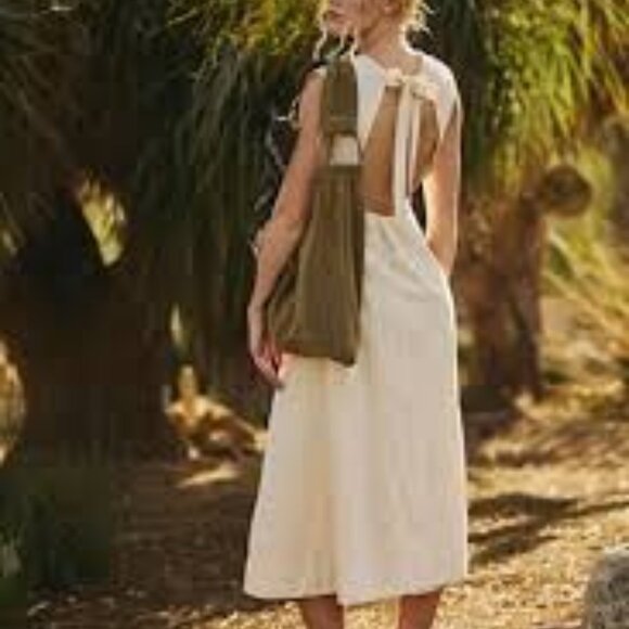 Free People Cartagena Cotton-Linen Maxi NWT * - Picture 2 of 5